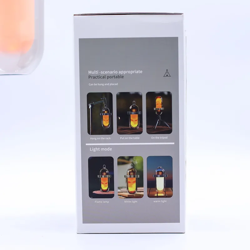 Outdoor Flame Effect Lamp Bianco USB C Chargable Multi Colour — foto 3