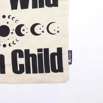 Nomad Sari Iconic Basic Tote Bag - Stay Selvatico Moon Child - Naturale 4oz — foto 2