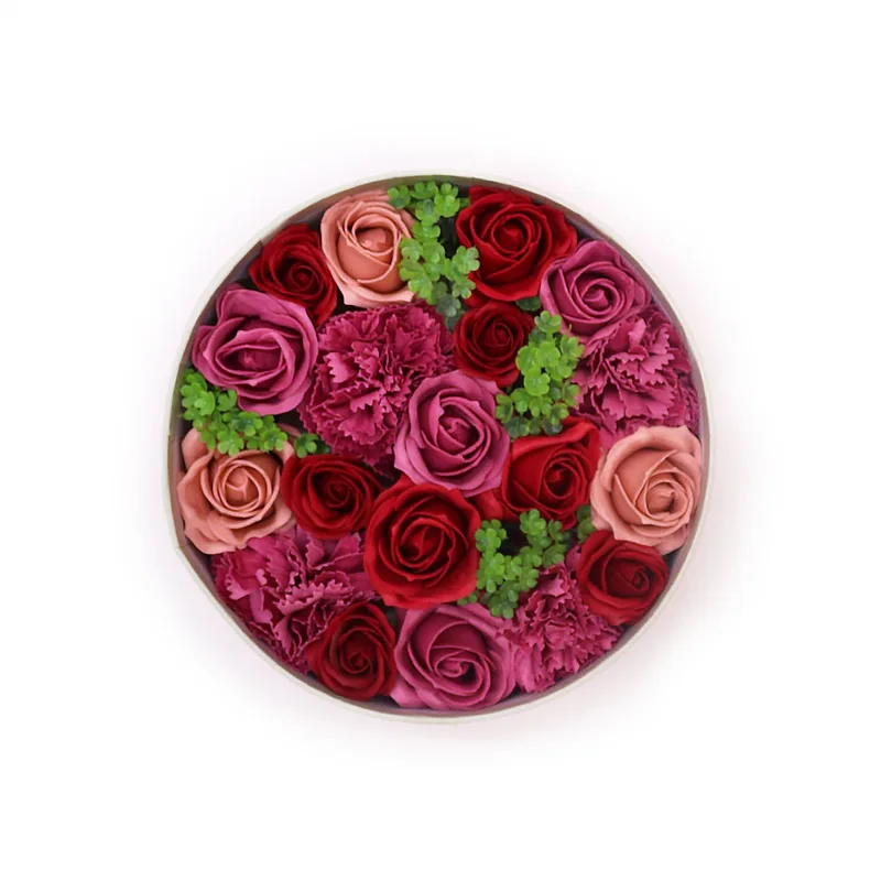 Round Scatola Vintage Roses