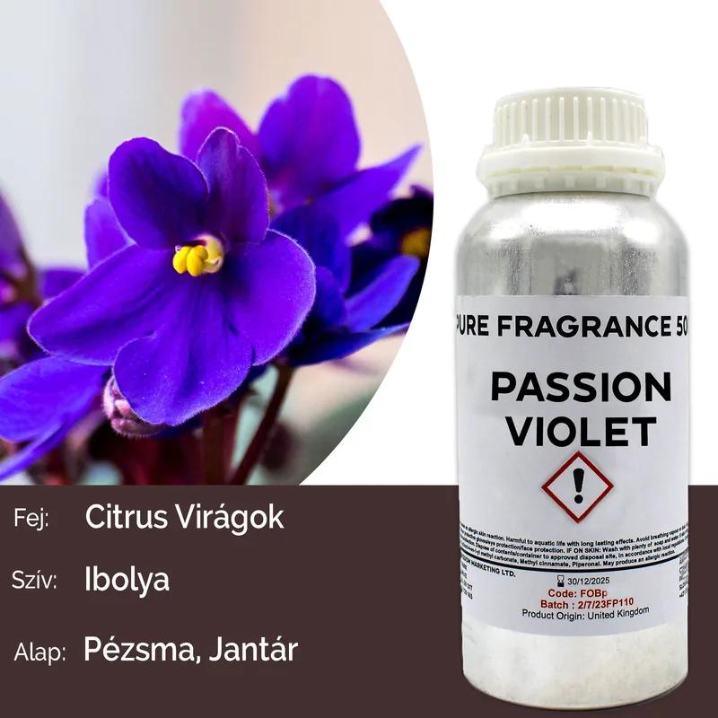 Passion Violet Puro Profumo Olio 500ml — foto 4