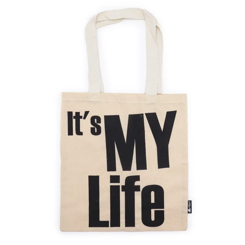 Nomad Sari Iconic Basic Tote Bag - IT's MY LIFE - Naturale 4oz — foto 1