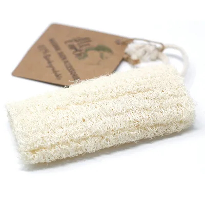 Naturale Loofah Scrub on Rope - 5" - 12.7 cm