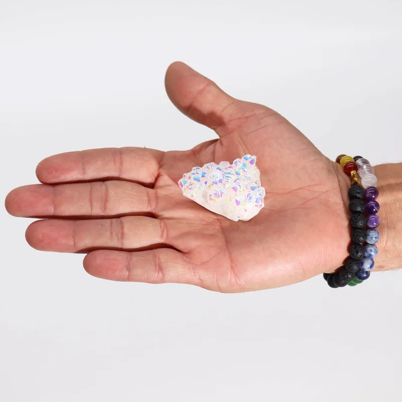 Small Enhanced Quartz Aura Angel Quartz