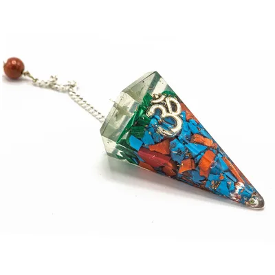 Orgonite Power Chakra Pendulum - Om — foto 1