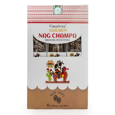 Golden Nag Champa Smudging Resin Sticks - 30g — foto 2