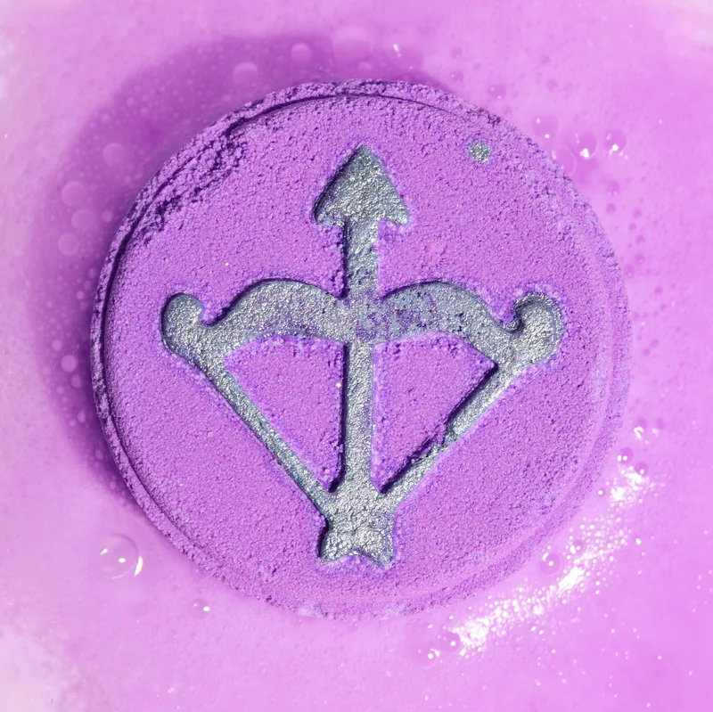 Set of Zodiac Bagno Fizzers with Horoscope - Sagittarius