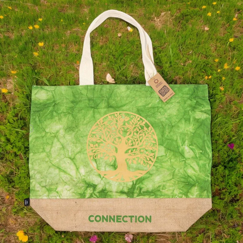 All Naturale Bag Verde Stonewash Albero of Life Connection — foto 1