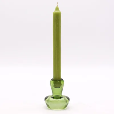 Set of 2 Mushroom Flip Dinner Candela / Tealight Porta Garden Jade — foto 2