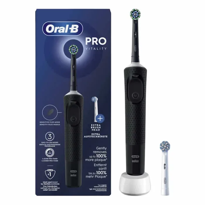 Oral-B Vitality Pro  Spazzola Elettrica Nera
