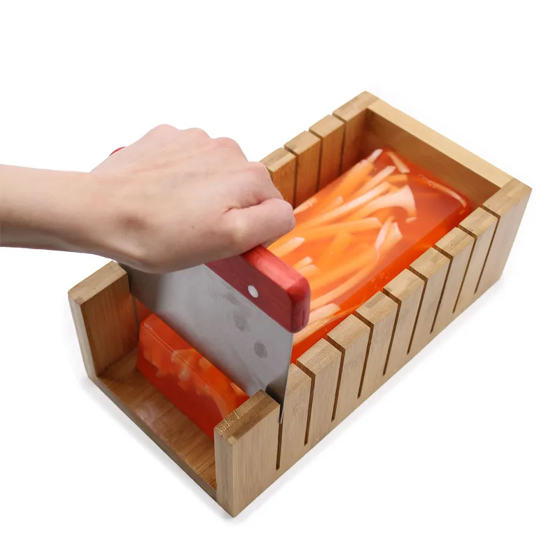 Wooden Sapone Loaf Cutter Set Wavy and Straight Cutter — foto 5