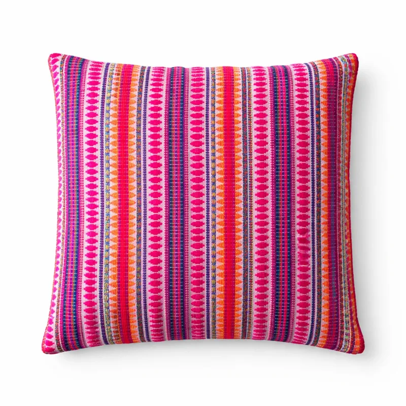 Classic Cushion Cover Neon Stripes 45x45cm