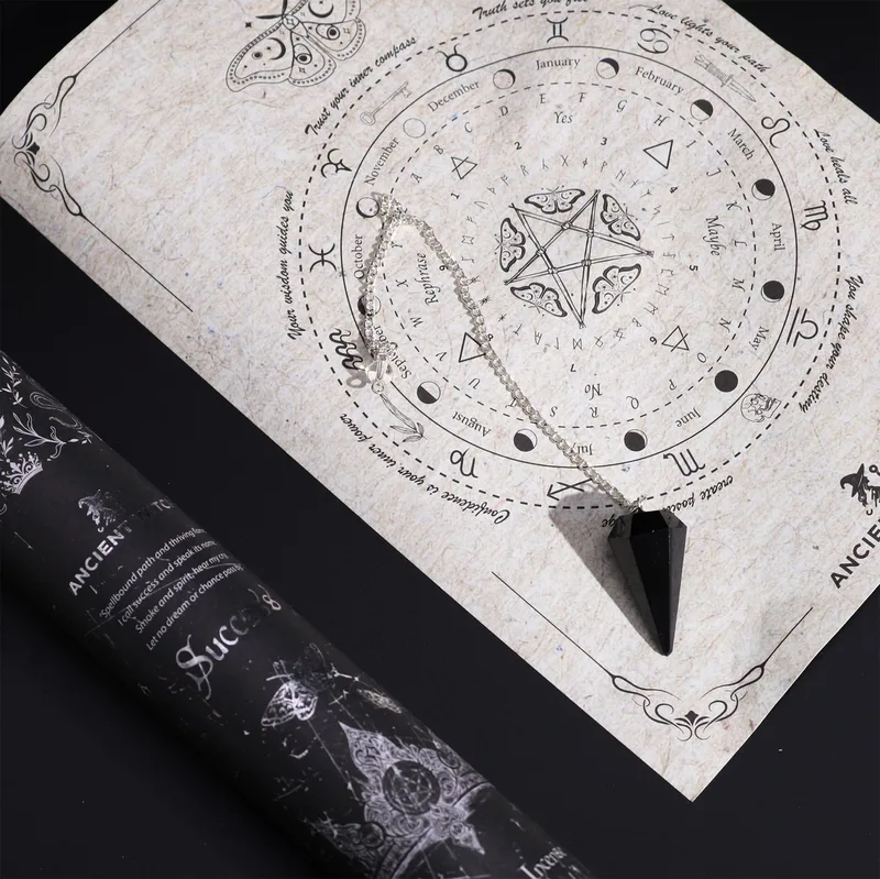 Ancient Witch Spell Incenso - Success - Nero Obsidian Pendulum — foto 5