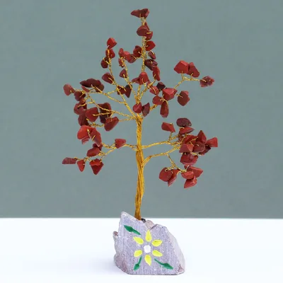 Red Jasper Gemstone Albero - 80 Stones