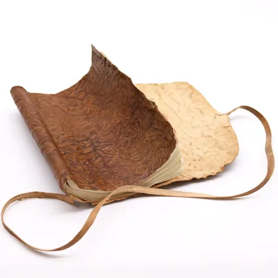 Rolled Leather Travel Notebook 96 pages Naturale 21x15cm — foto 2