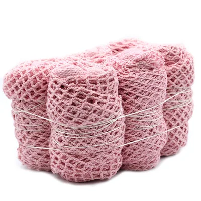 Borsa in rete di cotone puro - rosa