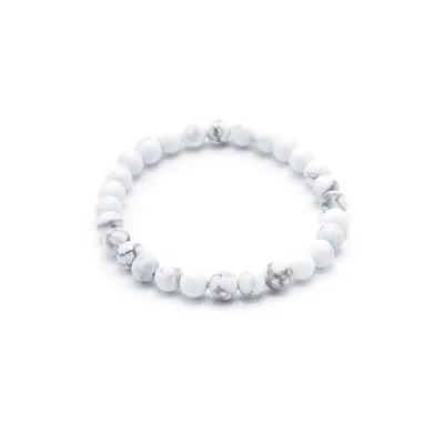 Gemstone Manifestation Bracelet - Bianco Jasper - Peace