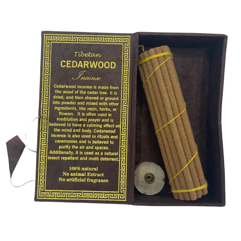 Himalayan Sughandit Dhoop Incesne Gift Set - Cedarwood — foto 2