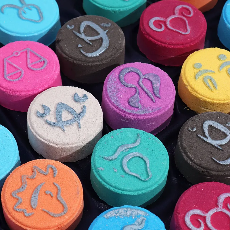Set of Zodiac Bagno Fizzers with Horoscope - Aquarius — foto 2