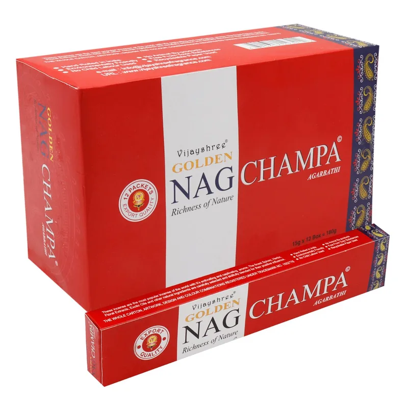 15g Golden Nag - Champa Incenso — foto 1