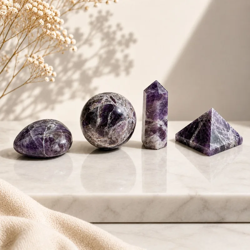 Four Gemstone Shapes - Amethyst — foto 4