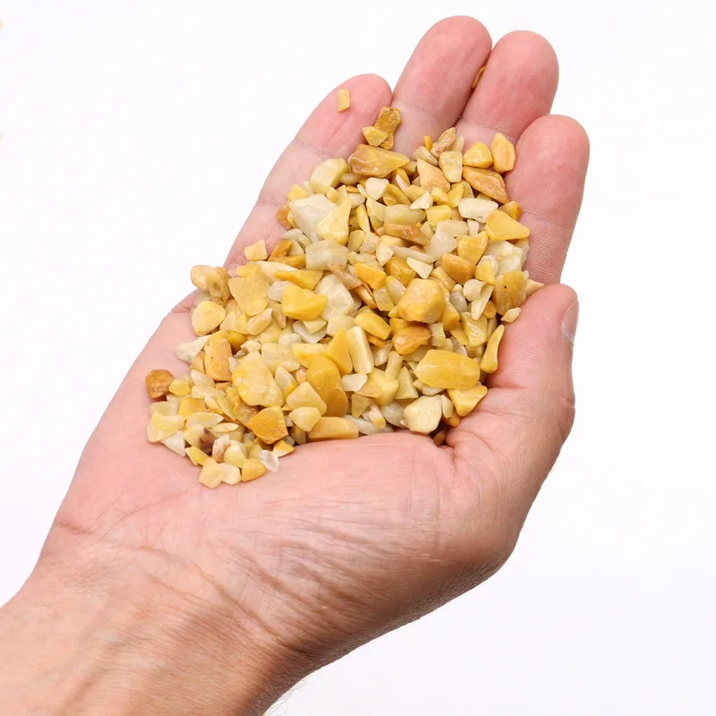 Golden Quartz Chips Gemstone Chips Bulk - 1KG — foto 1