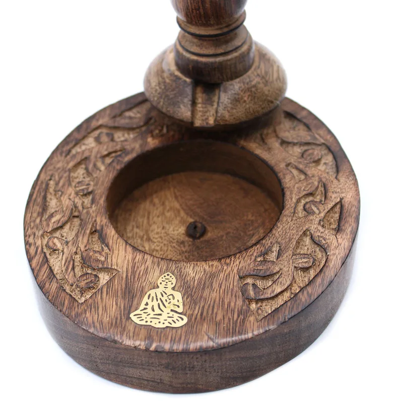 Sm Mango Legno Backflow Bruciatore Brass Buddha — foto 4
