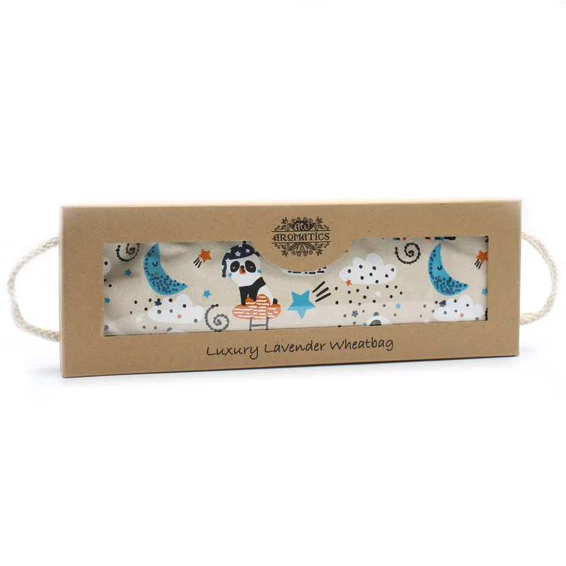 Luxury Lavanda Wheat Bag in Gift Scatola Sleepy Panda