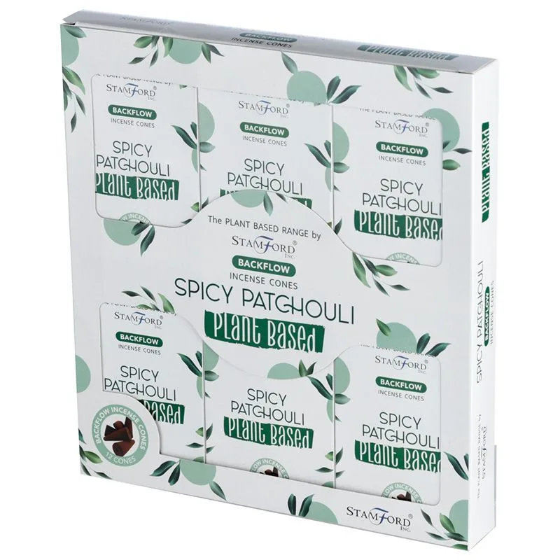 Plant Based Backflow Incenso Cones Spicy Patchouli — foto 1