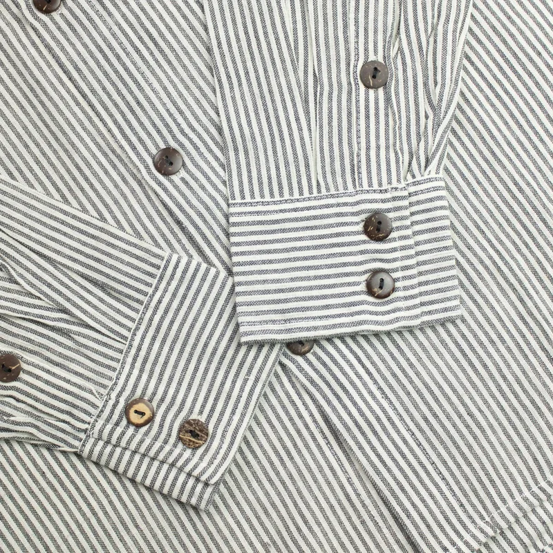Nomad Sari Grandad Shirt Grey Stone Medium — foto 4