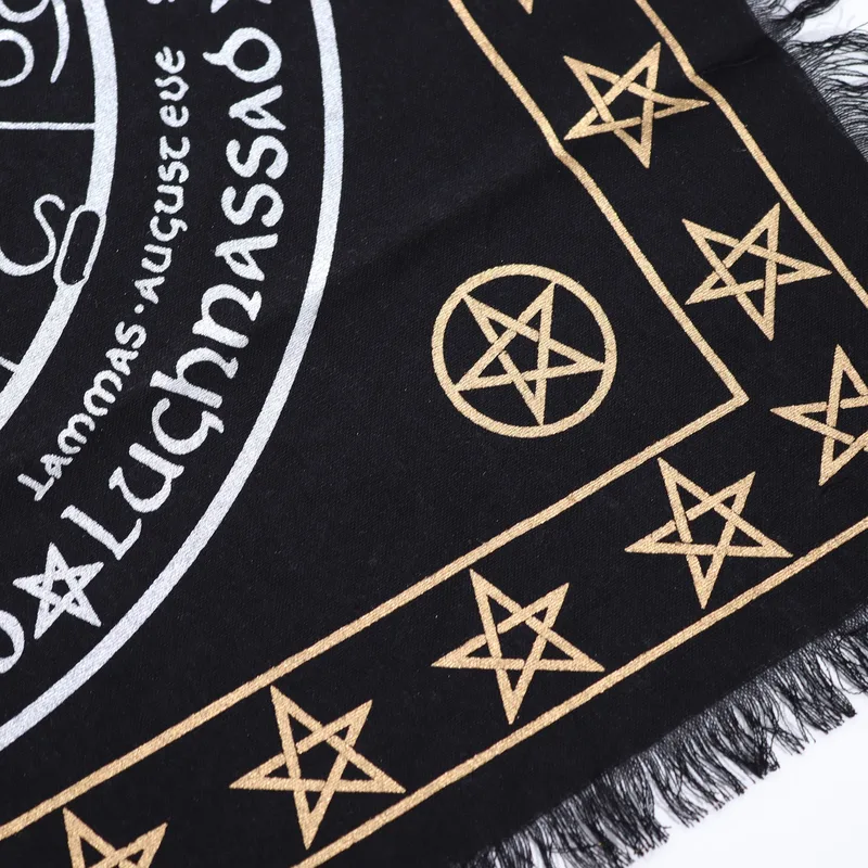 Esoteric Fringed Altar Cloth - Life Death Rebirth — foto 2