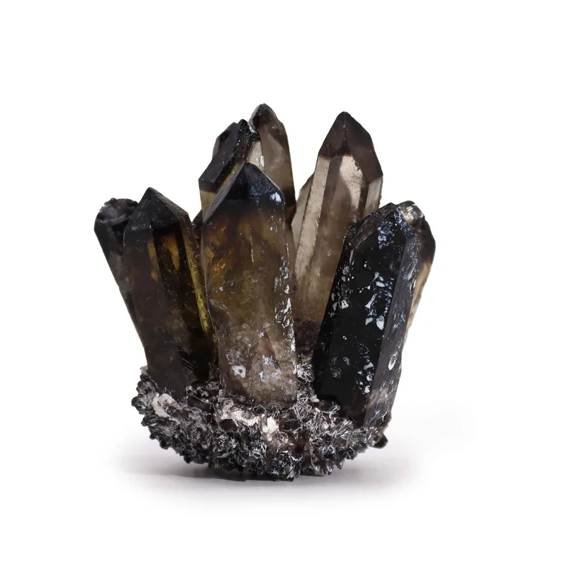 Crafted Quartz Cluster Smoky Ghost Quartz — foto 3