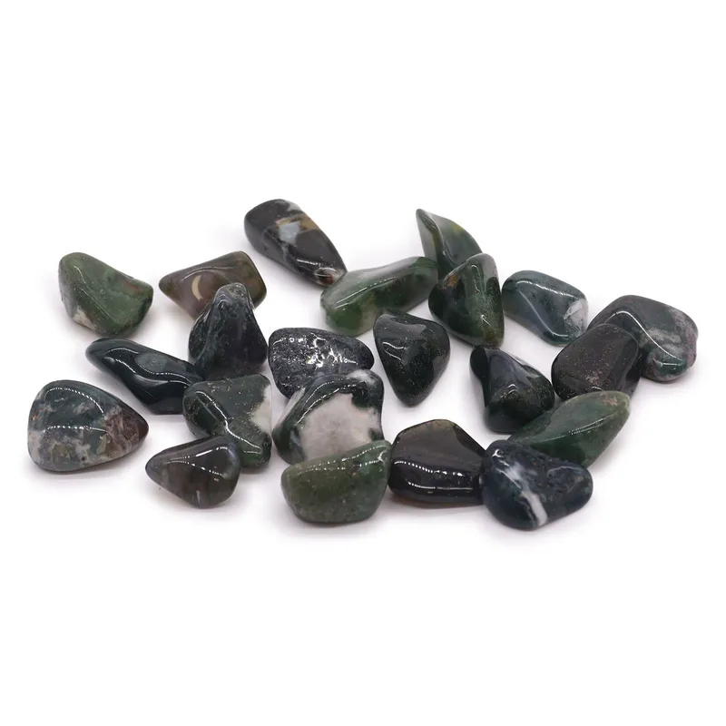 Pack of 24 L Tumble Stones Verde Moss L