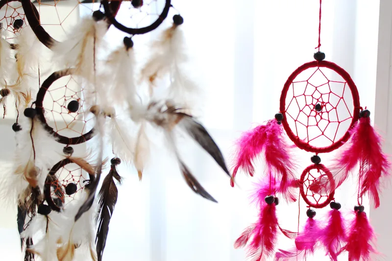 Bali Dreamcatcher - Large Round - Rainbow — foto 3
