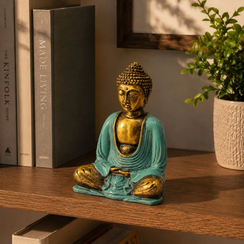 Teal & Oro Buddha Medium — foto 3