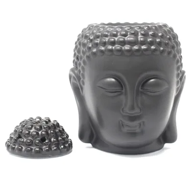 Buddha Head Olio Bruciatore Nero — foto 3