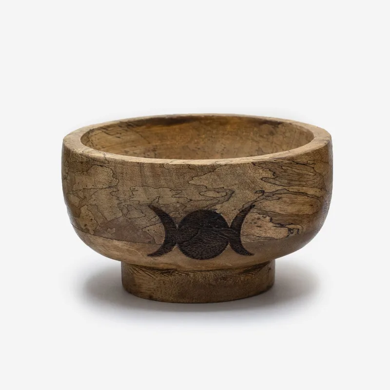 Small Ritual Bowl Incenso Cone Porta 11x6.cm - (Asst Pentagon etc) — foto 1