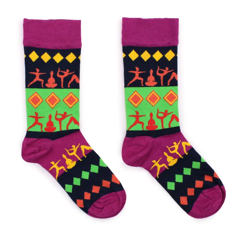 Hop Hare Bamboo Socks (36-40) - Yoga Poses — foto 4