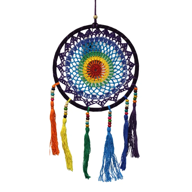 Small Dreamcatcher Vivid Rainbow — foto 1