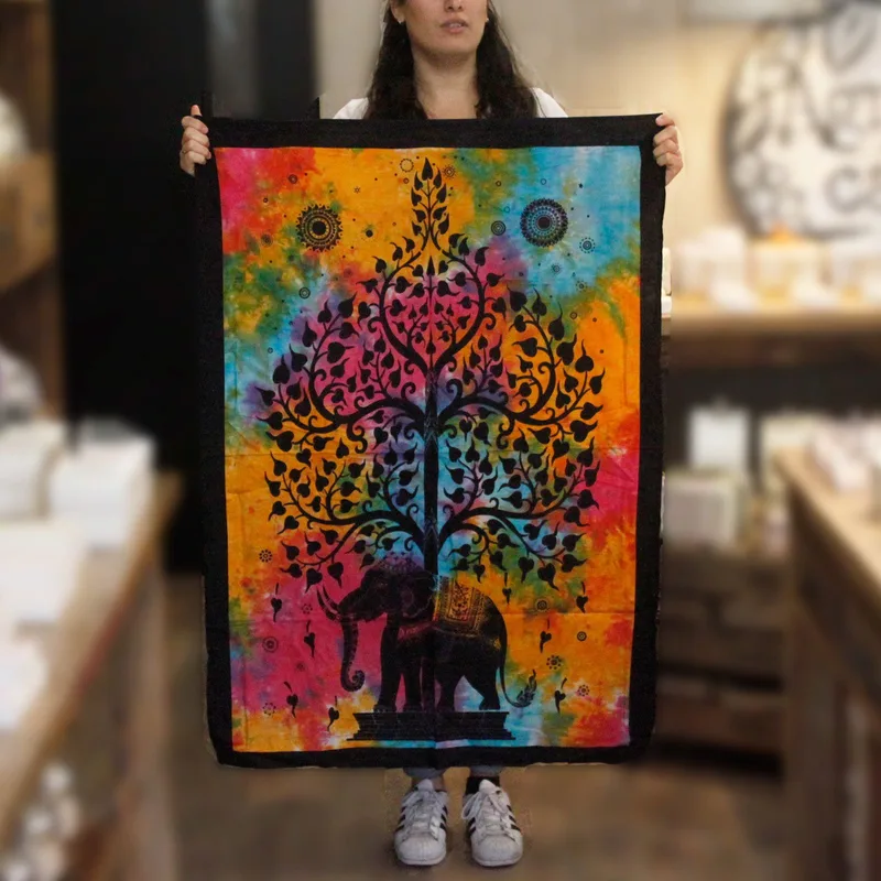 Cotton Wall Art - Elephant Albero