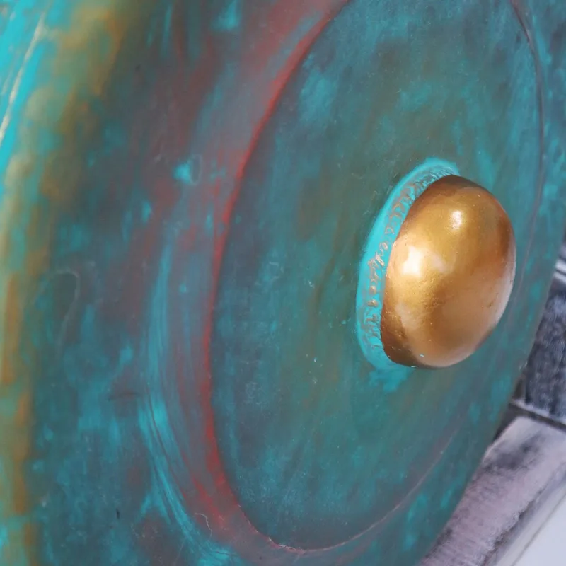 Medium Gong in Stand 35cm Greenwash — foto 2