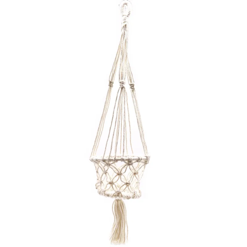 Macrame Pot Porta Single Small Pot
