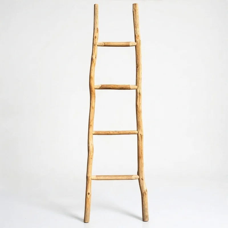 Large Kemu Legno Ladder 1.5m Naturale Japan Style — foto 3