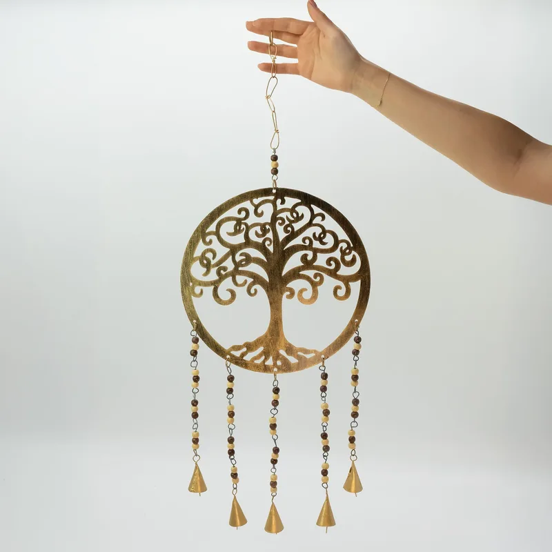 Indian Chimes Lrg Albero of Life Bell Chimes 25cm — foto 3