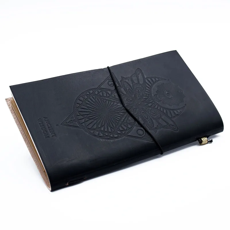 Fatto a mano Leather Journal My Book of Spells and other Thoughts Nero — foto 2