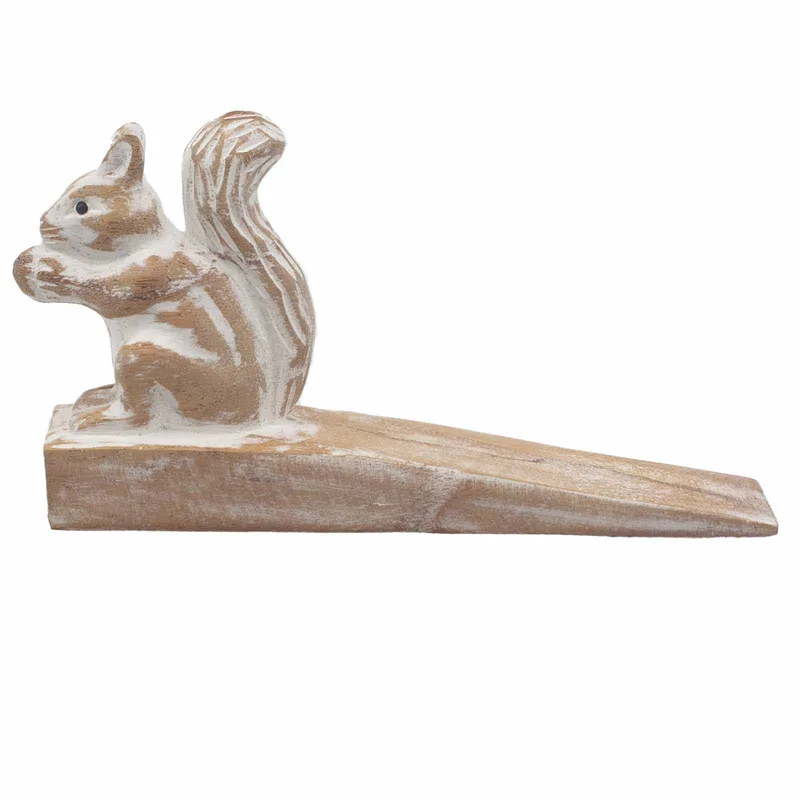 Hand carved Doorstop - Squirrel — foto 2