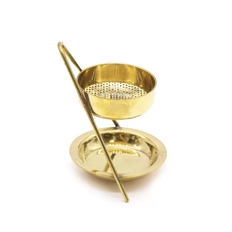 Brass Resin Incenso Warmer - Fixed — foto 2