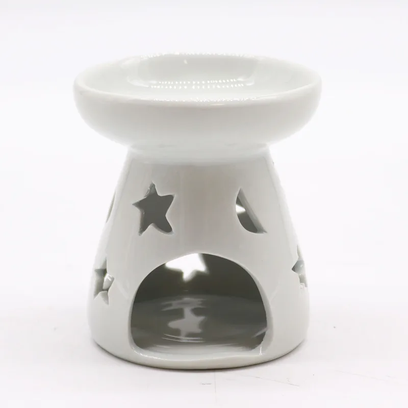 1x Sm Classic Bianco Olio Bruciatore - Moon & Star — foto 3