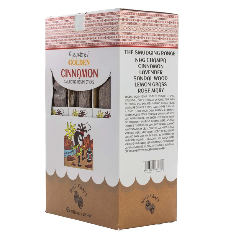 Golden Cannella Smudging Resin Sticks - 30g — foto 3
