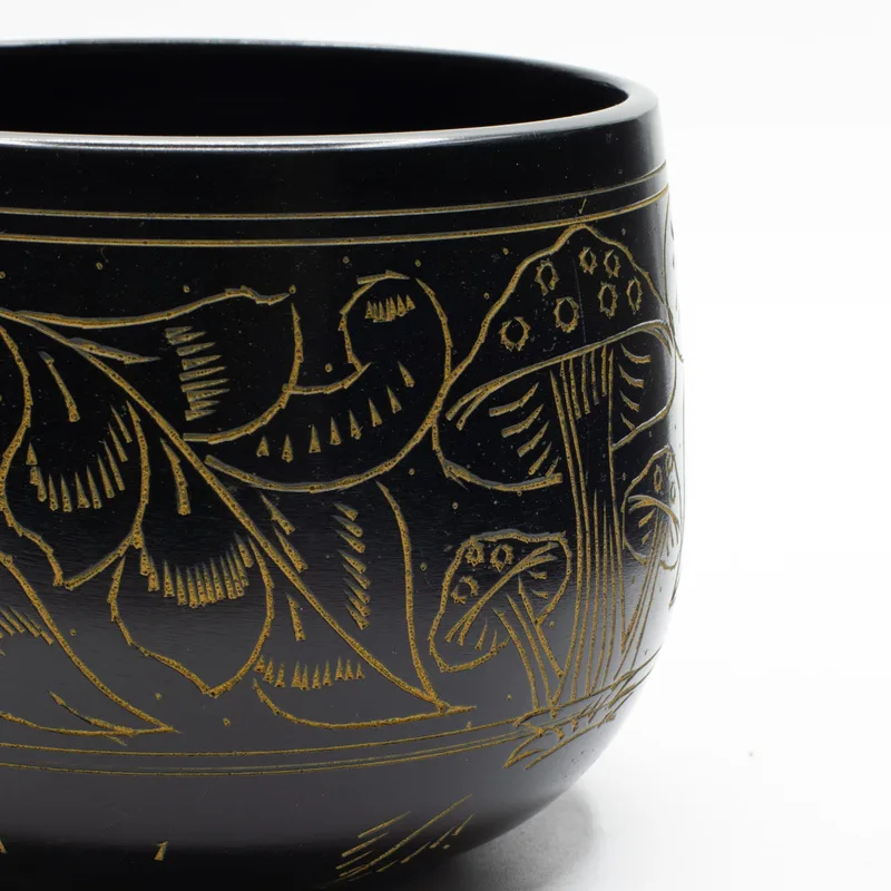 Cauldron Singing Bowl Magic Mushroom Yellow — foto 4