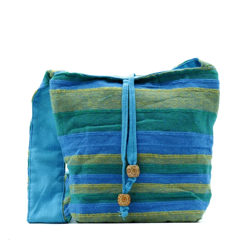 Nepal Sling Bag - Spring Meadows Verde & Blu